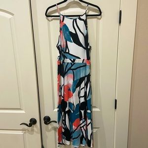 COPY - Ann Taylor Midi flower pattern dress